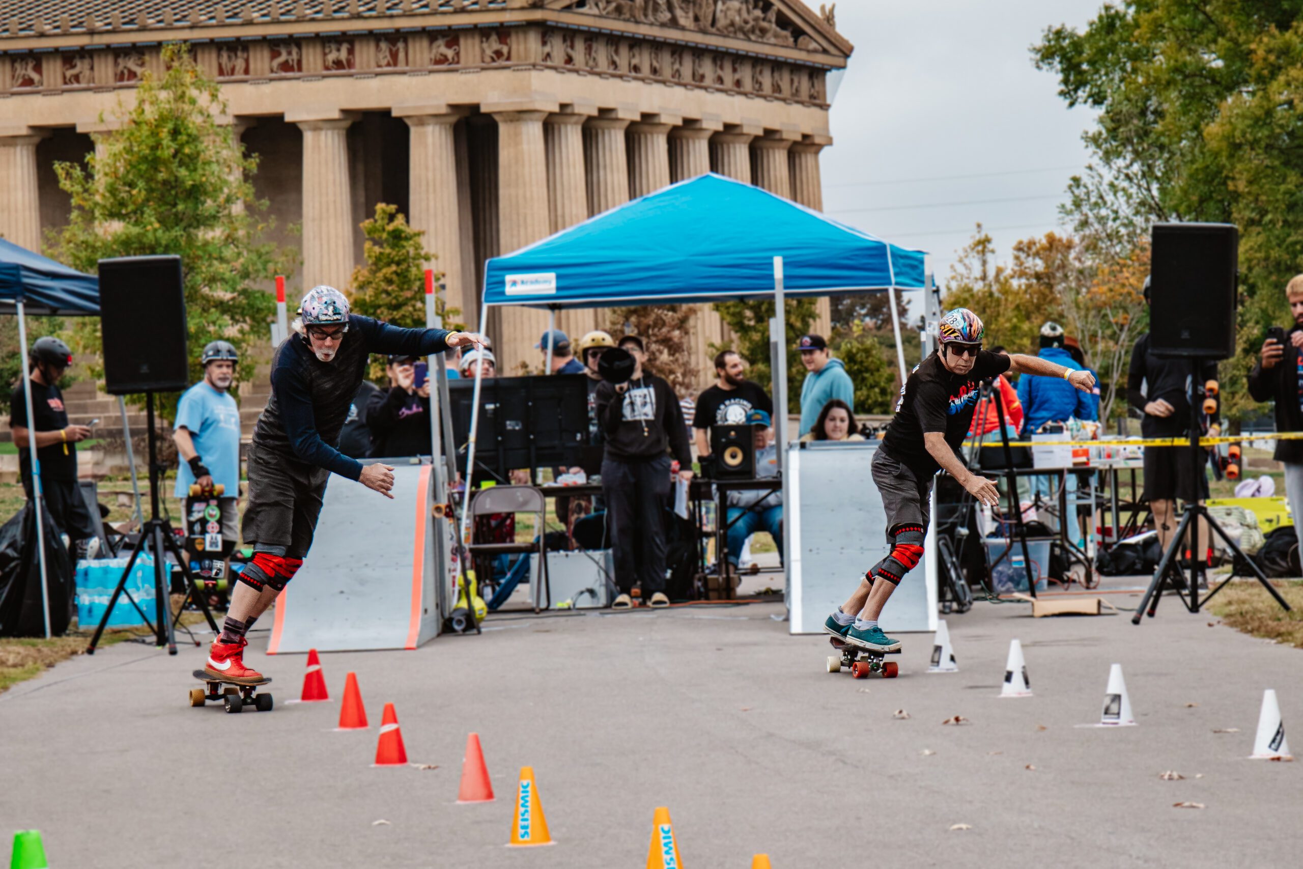 Nashville, Tennessee hosts Honky Tonk US National Championship of Slalom Skateboarding